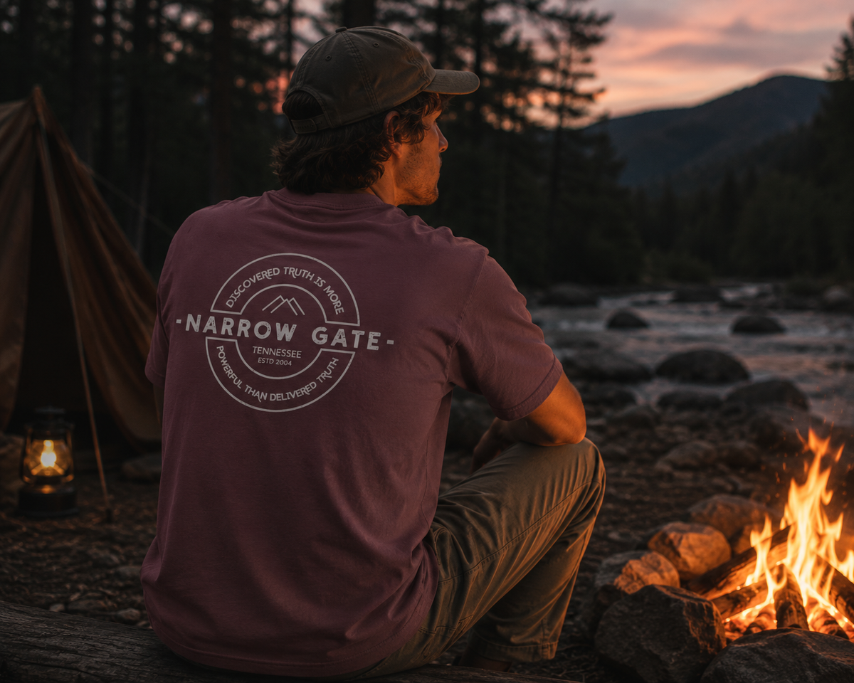Narrow Gate Graphic T-Shirt — Adventure Logo Tee