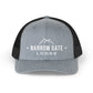 Narrow Gate Lodge Trucker Hat — Retro Mountain Mesh Cap