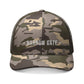 Camouflage Trucker Hat — "NARROW GATE" Embroidered Mesh Cap