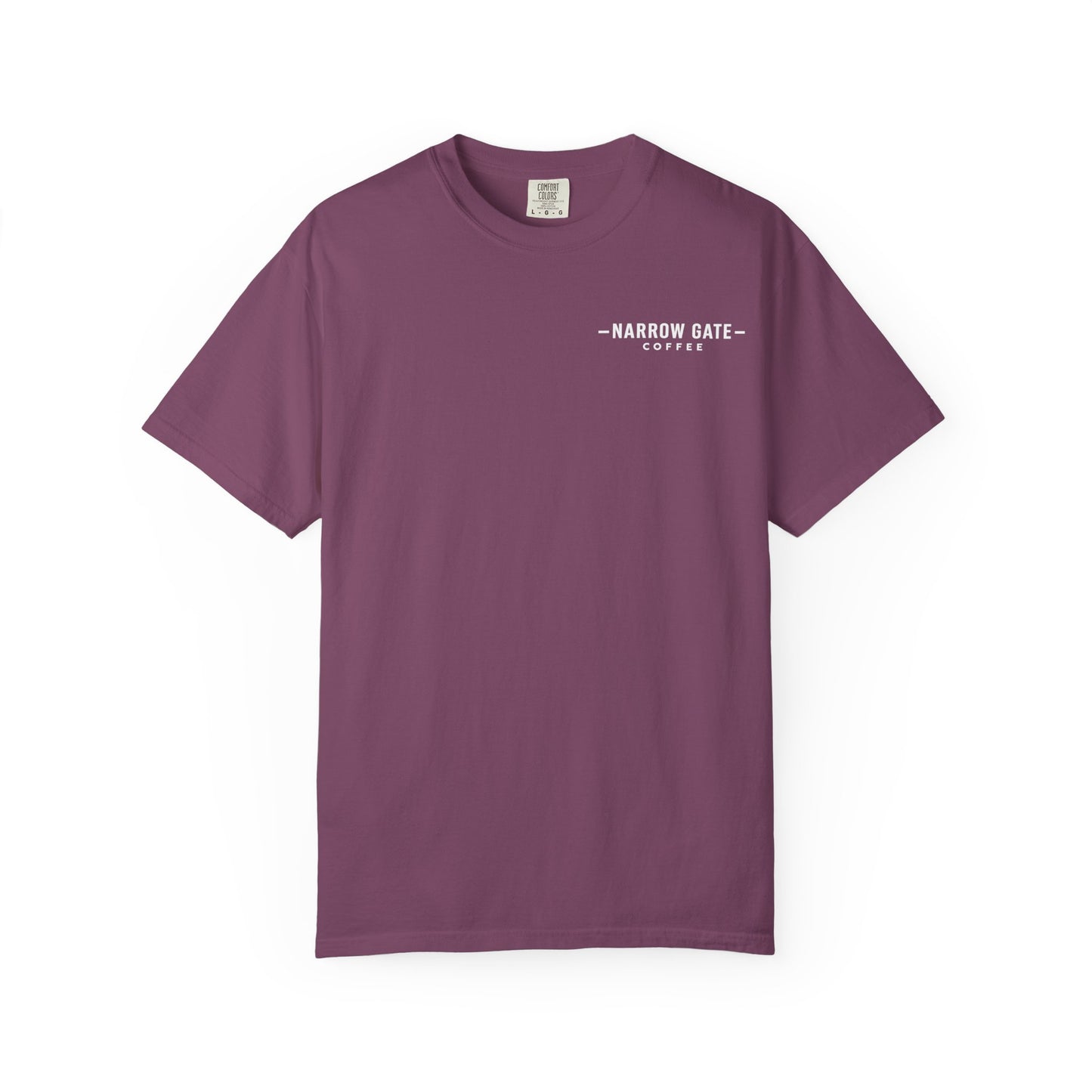Narrow Gate Coffee T‑Shirt — Comfort Colors