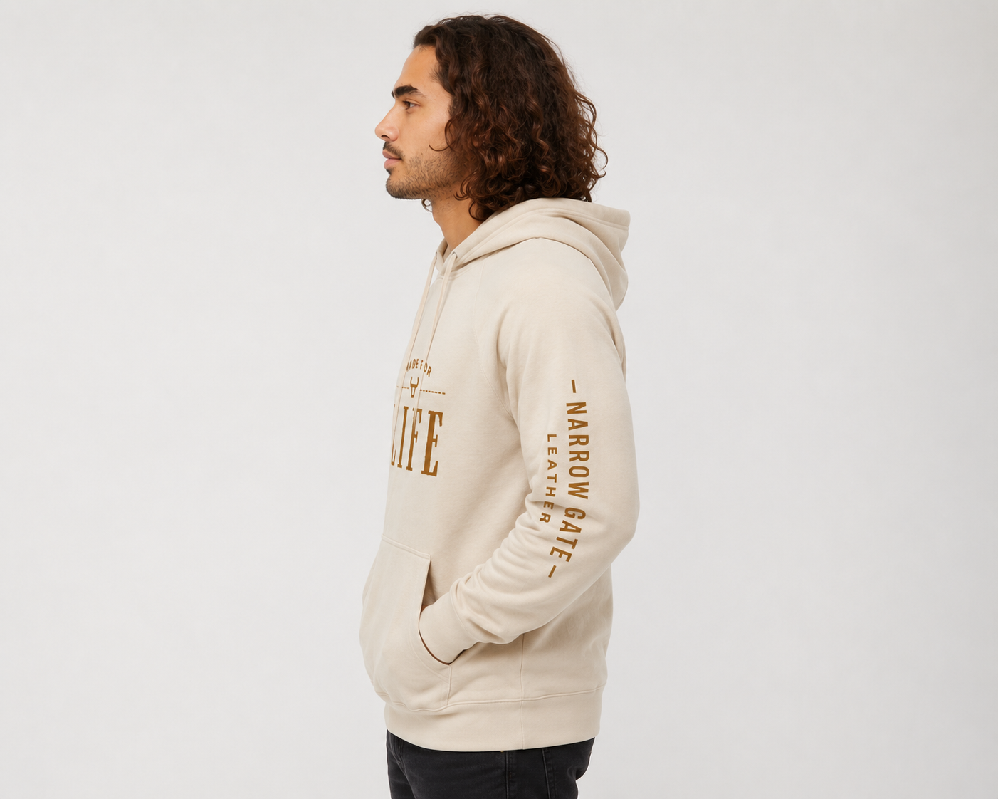 Made for Life Hoodie — Narrow Gate Leather Lightweight Loopback Terry Hooded Sweatshirt