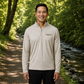 Men's Midweight Quarter-Zip Pullover — Minimal 'Tough But' Chest Logo
