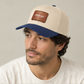 Leather Patch Baseball Cap — Narrow Gate Logo Mid-Profile Hat