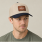 Leather Patch Baseball Cap — Narrow Gate Logo Mid-Profile Hat