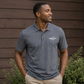 Emblem Logo Polo Shirt — Classic Port Authority Fine Pique Blend