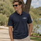 Emblem Logo Polo Shirt — Classic Port Authority Fine Pique Blend