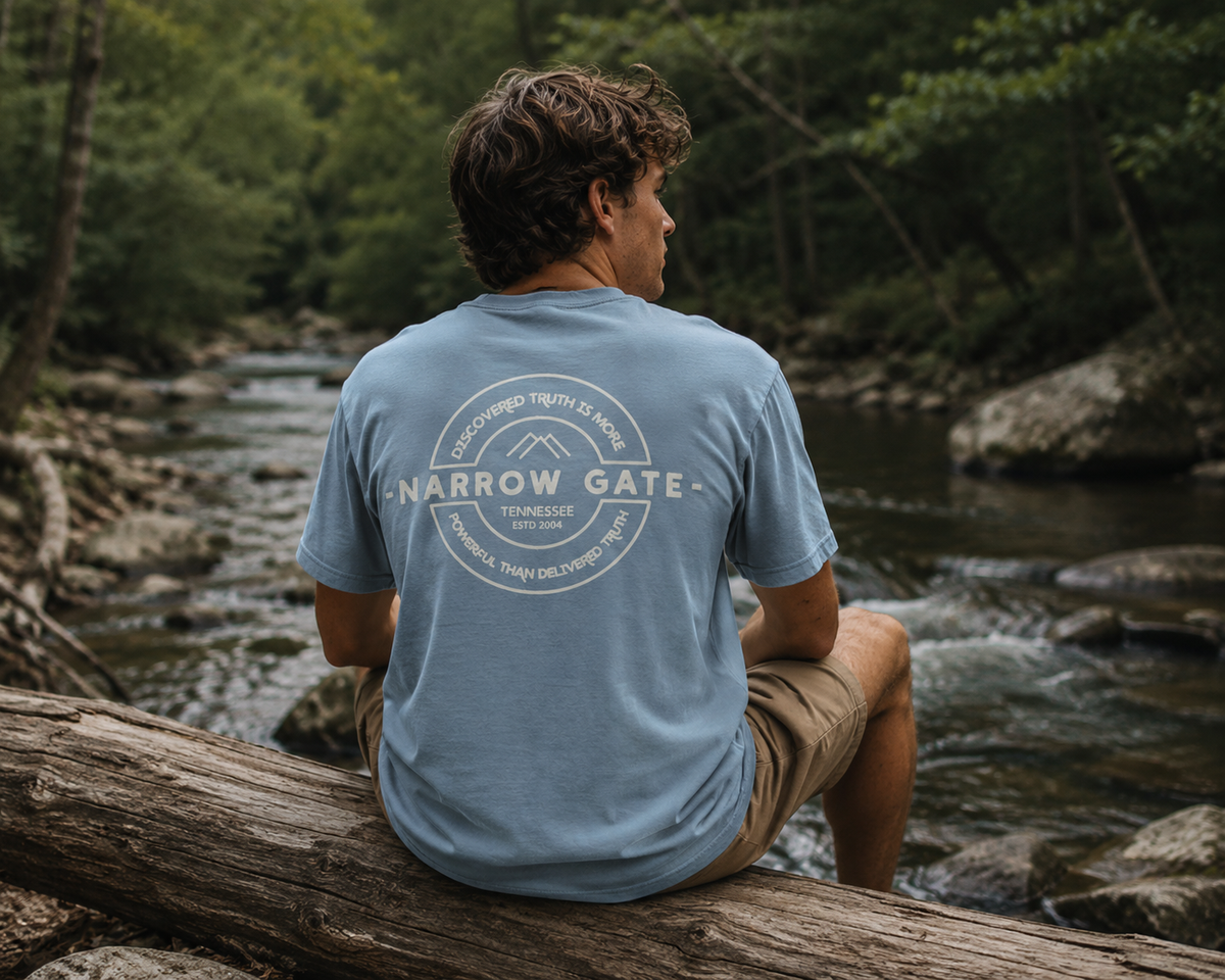 Narrow Gate Graphic T-Shirt — Adventure Logo Tee