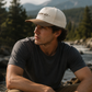 Leather Brand Two-Tone Cap — Narrow Gate Embroidered Hat