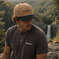 Leather Brand Two-Tone Cap — Narrow Gate Embroidered Hat
