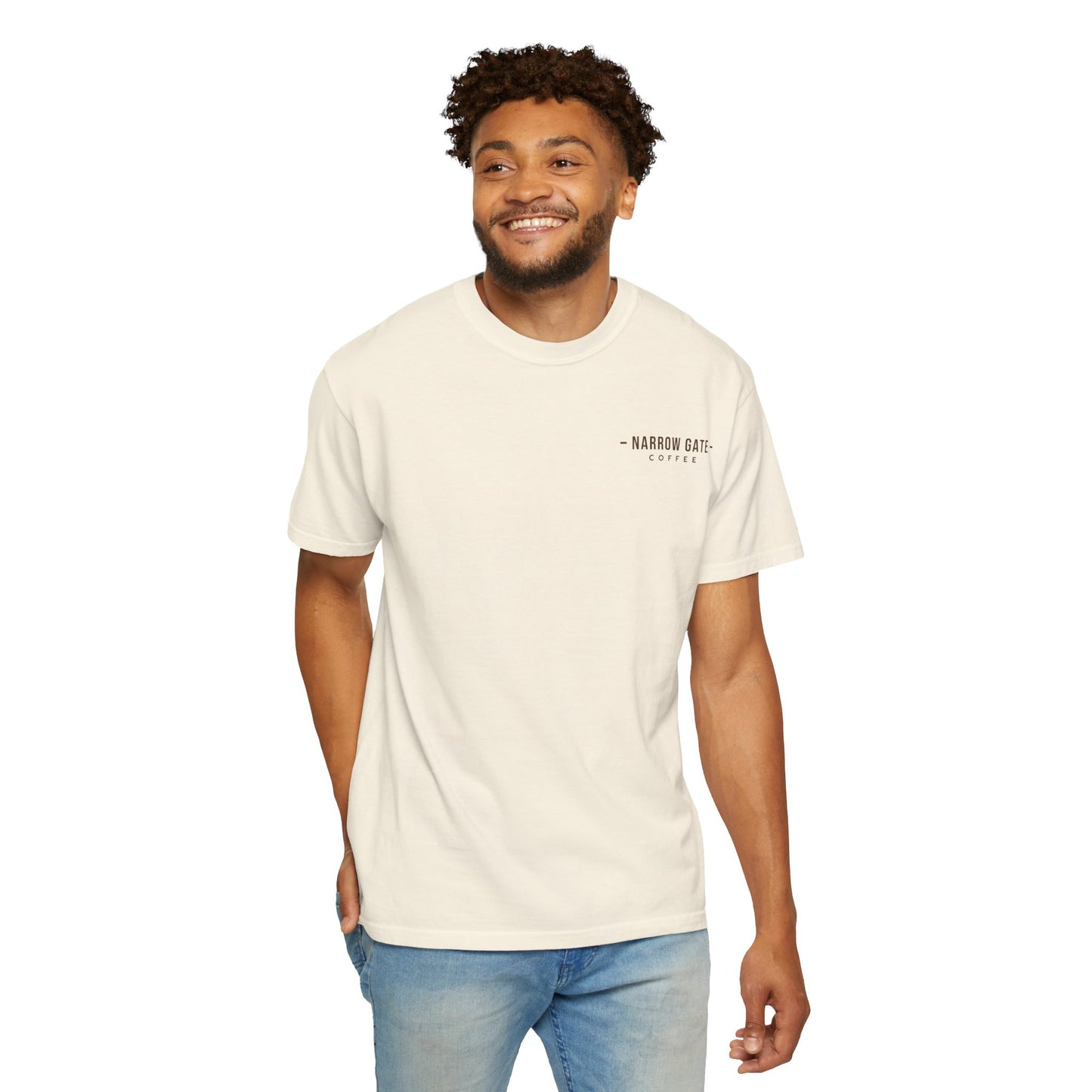 Narrow Gate Coffee T‑Shirt — Comfort Colors