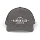 Narrow Gate Lodge Trucker Hat — Retro Mountain Mesh Cap