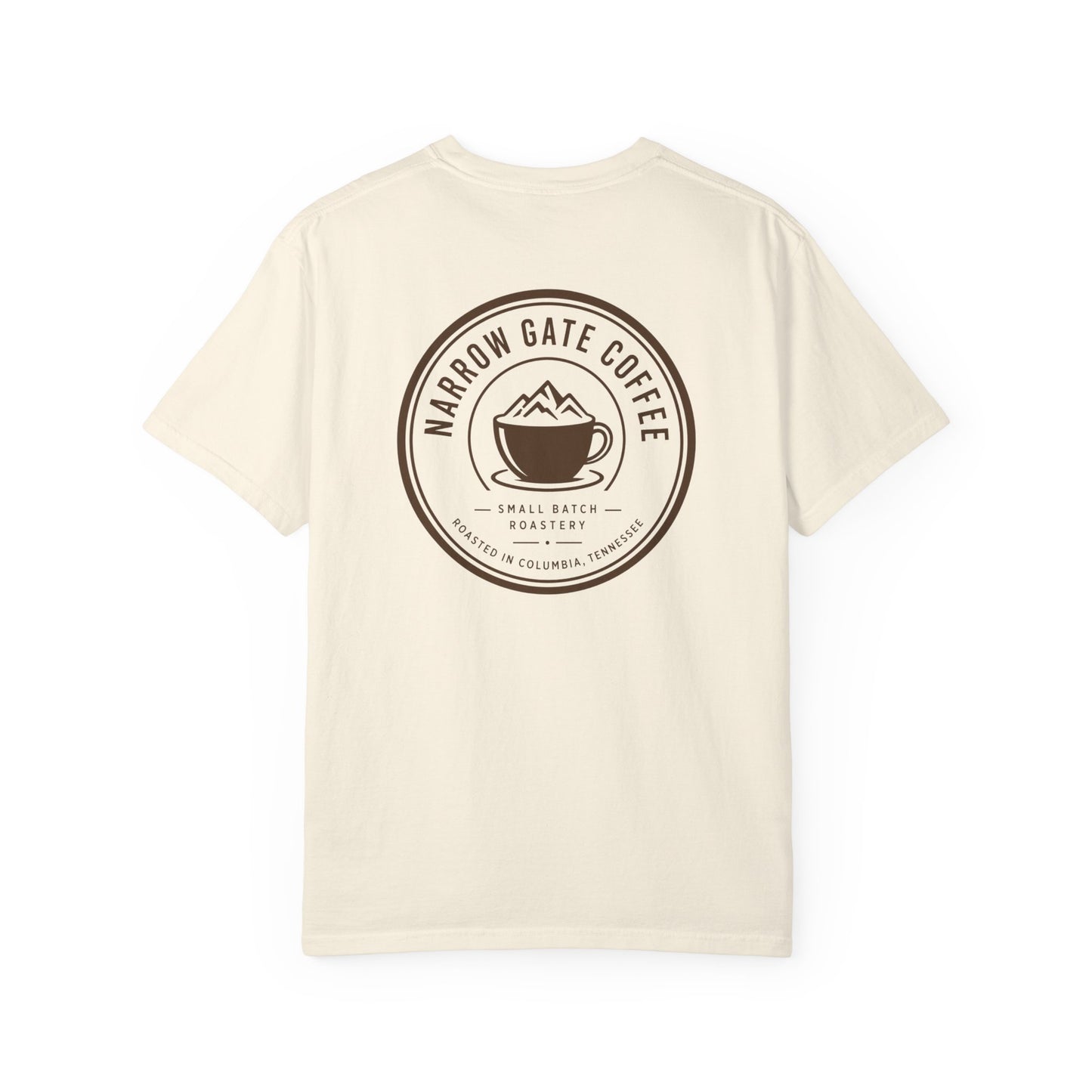 Coffee Shop T-Shirt — Narrow Gate Coffee Vintage Emblem