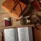 Wrapped Handbound Leather Bible - NIV Thinline